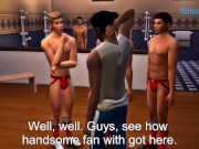 Soccer team use horny fan