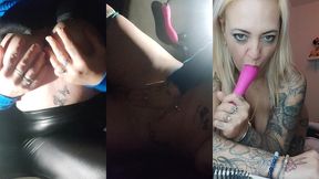 je m exhib et me god la chatte sur un parking rempli de routier , j ai adorer et...