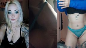 je m exhib et me god la chatte sur un parking rempli de routier , j ai adorer et...