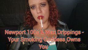 Newport 100s & Wax Drippings – Your Smoking Goddess Owns You - SGL153