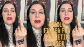 Middle Finger for Pathetic Loser 720p
