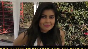 CARNE DEL MERCADO Sensual big booty minx picked up and fucked raw POV porn (Carmen Lara)