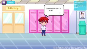 Cute Anime Chick Gets naughty in Campus Restroom Scene