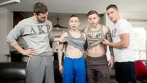 Next Door Neighbors Turn Late-Night Lovers – These Fit Gay Jocks Share Everything – 18+