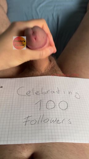 Masturbating amateur teen boy pleasures himself with daddy's help