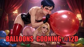 Balloons Gooning #12D: Latex Pressure Dominion (Animated, Music, Text)