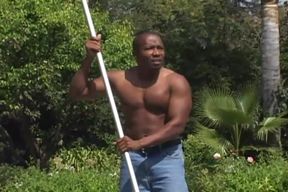 Sexy blonde big ass fucking big ass fingering big black cock sucking