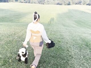 Large Ass Stroll Throughout The Park