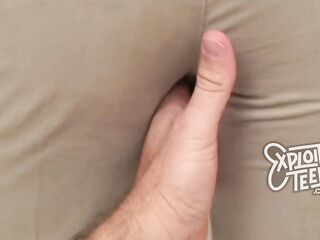 POV teen with big breasts and ass makes her porn clip debut