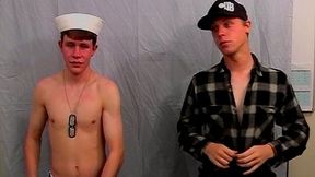 Sailor Boy Justin Craves Multiple Gay Orgasms