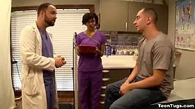 Nurse Jasmine Barnes Drains Dick Dry