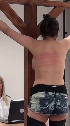 Yasmeena Spanking Machine - Bare Back Whipping