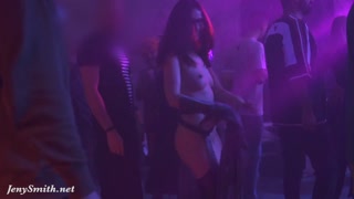 Jeny Smith's step-sister Merry goes to club