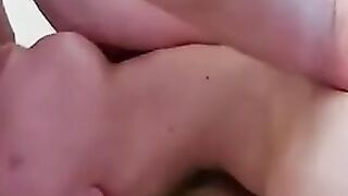 He pounded the bitch into the mouth deep throat from