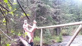 Blonde wife accepts big cock in public and hotel - Anal & Creampie