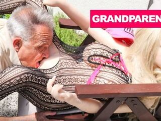 Senile Old man Banging a Sex Doll