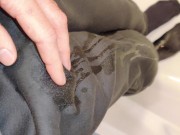 Pissing My New Sweat Pants