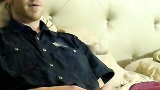 Straight deviant Nimrod masturbating with nipples teased
