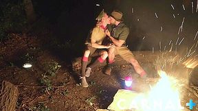 ScoutBoys DILF troop lead Adam Snow plows twink scout