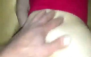 Blindfolded wife gets two dicks
