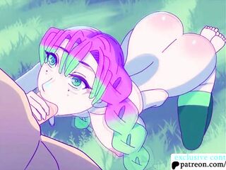 Mitsuri x Iguwo from the Demon Slayer Uncensored Anime Porn