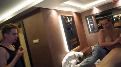 Backstage! Crazy Hardcore Fucking! The Girl Fucked The Milf's Mouth With her Feet! Squirt! Spanking!