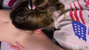 Her Legs Are Shaking with Orgasm