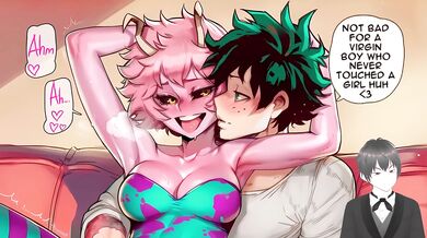 Mina Ashido Gets Filled with Deku's Cum Until Pregnant - Multiple Creampies & Breeding Ending