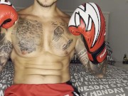 GAY BOXING with A BIG COCK!!😈😈