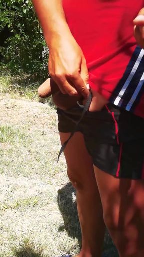 Stunning moment from &quot;Trying Not To Wet My Beach Shorts - Desperately Holding My Pee&quot;