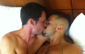 Passionate lovers combine ass rimming with heavy sex in soft homemade scenes