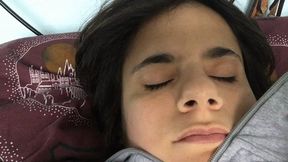 I'm still lying in bed like a real doll