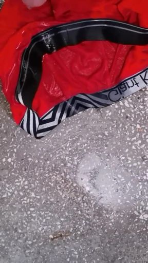 Captivating moment from &quot;Cute Guy Desperate To Pee After Long Trip&quot;