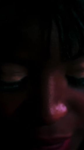 Jasmine Webb Paints Her Face for a Night of Action