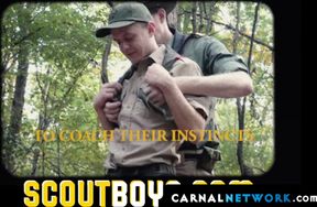 Maxx Monroe finds himself burying his dick into the scoutmaster's juicy hole