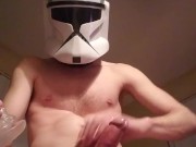 Big cock Starwars trooper solo