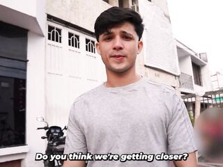 Influencer takes on street challenges to hook up with hawt gals in Cali
