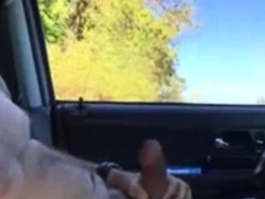 Daddy in the car play and cum