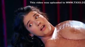 Lesbians Feel Pleasure From The Hard Whipping On The Black Couch with La Sirena and Molly Stewart