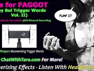 F is For Faggot ASMR Erotic Whispers Audio Binaural Sound Mesmerizing Mind Bang Sissy Training