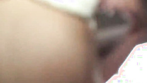 Bushy Asian Honey Gets A Messy Facial After Digging