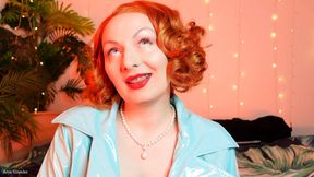 ASMR video - lipstick process - MILF with braces