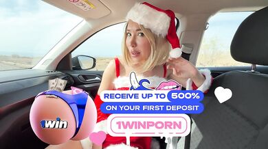 This is how snow maidens have fun on Christmas Eve