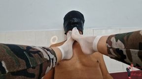 Foot worship, part 1, by Manu Albertine and Slave Luno, FULL HD