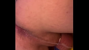 Getting his ass rough pegged with horse cock strapon