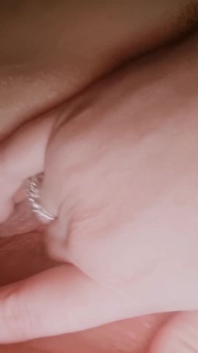 Thrilling moment from &quot;Wife fondles and finger fucks herself in her wet tight pussy because she is so horny and wants to be&quot;