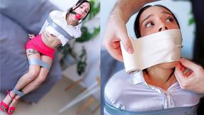 Hiring a GAG Service?! Secretary Katha's Deal Gets SEALED as Tight as Her MOUTH!