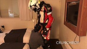 2435 french boy fucked at his hotel by sexy motorbiker leather outfits