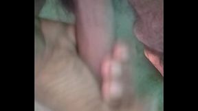 17 inch Big black cock fucking hand hard while remeber of my past girlfriend.