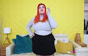 Amazing old-young sex scene between BBW Leia Saez and Don Jorge!